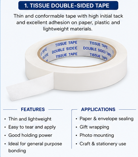 Double-Sided Tape - Tissue